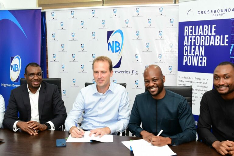 Nigerian Breweries, CrossBoundary Energy sign $10 million renewable energy contract for Ibadan and Enugu Breweries